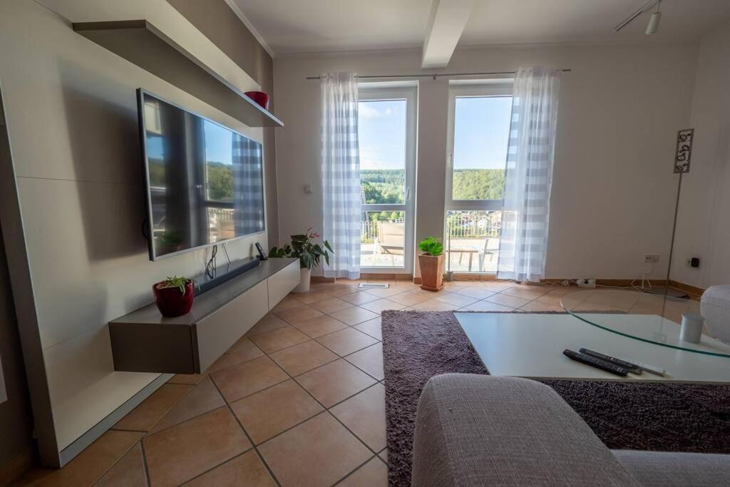 Wohnung Mit Talblick, Ladestation E-Auto Siegen Eksteriør billede
