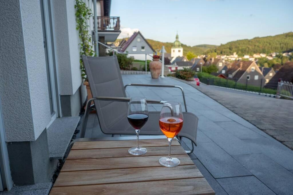 Wohnung Mit Talblick, Ladestation E-Auto Siegen Eksteriør billede
